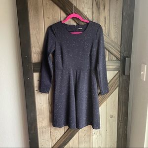 Madewell navy blue zipper back dress size 4